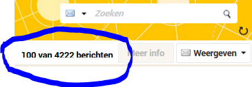 Aantal berichten Aantal berichten