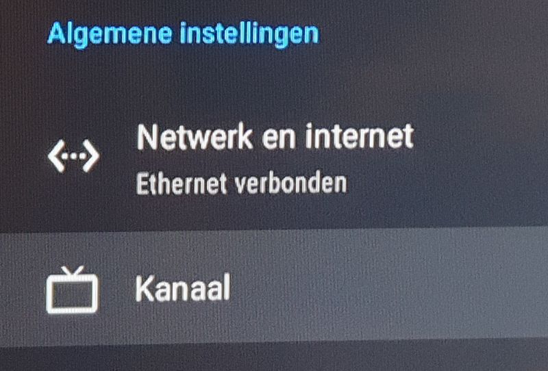 kanaal kiezen voor kanaalscan