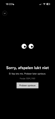 foutmelding flow app