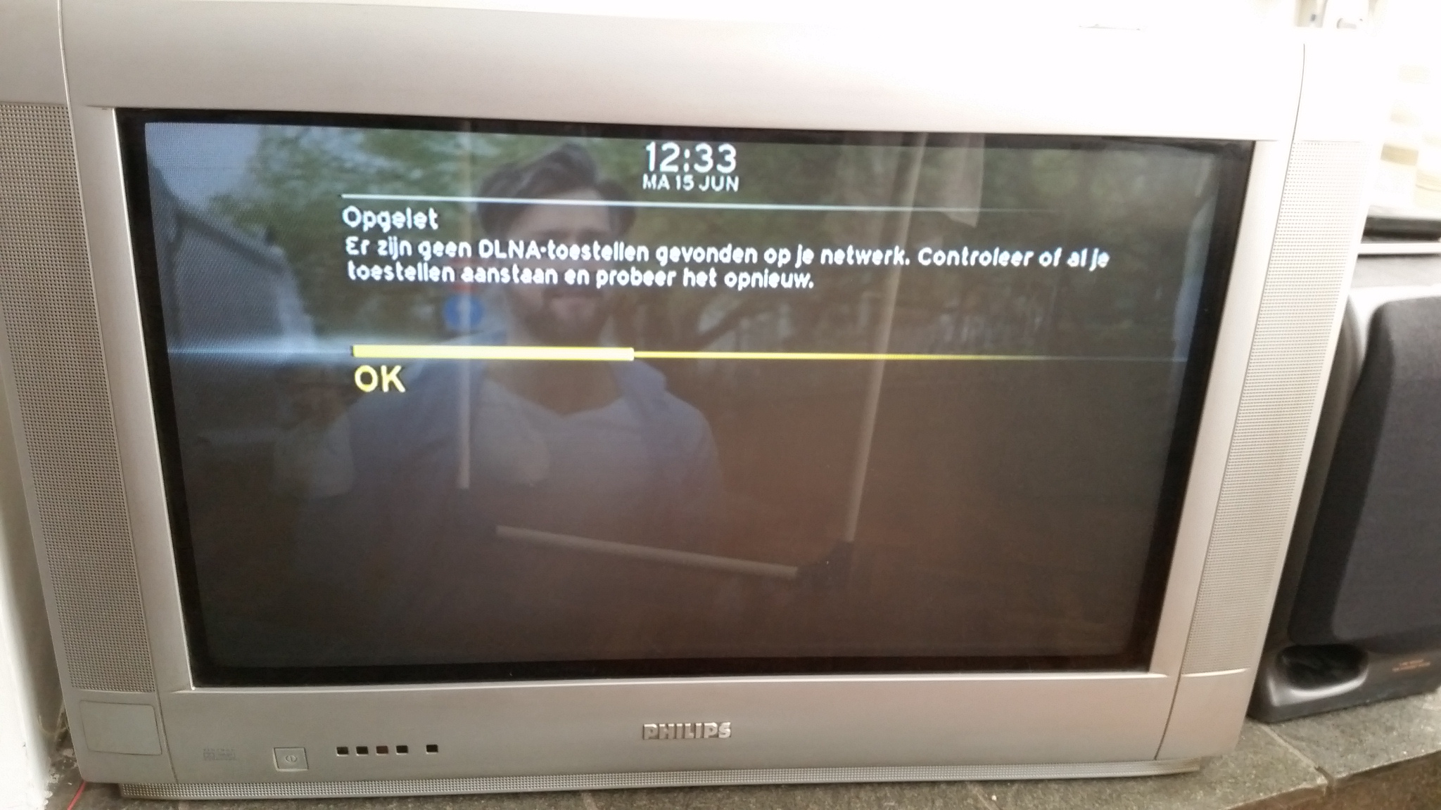 Er zijn geen DLNA toestellen gevonden op je netwerk.