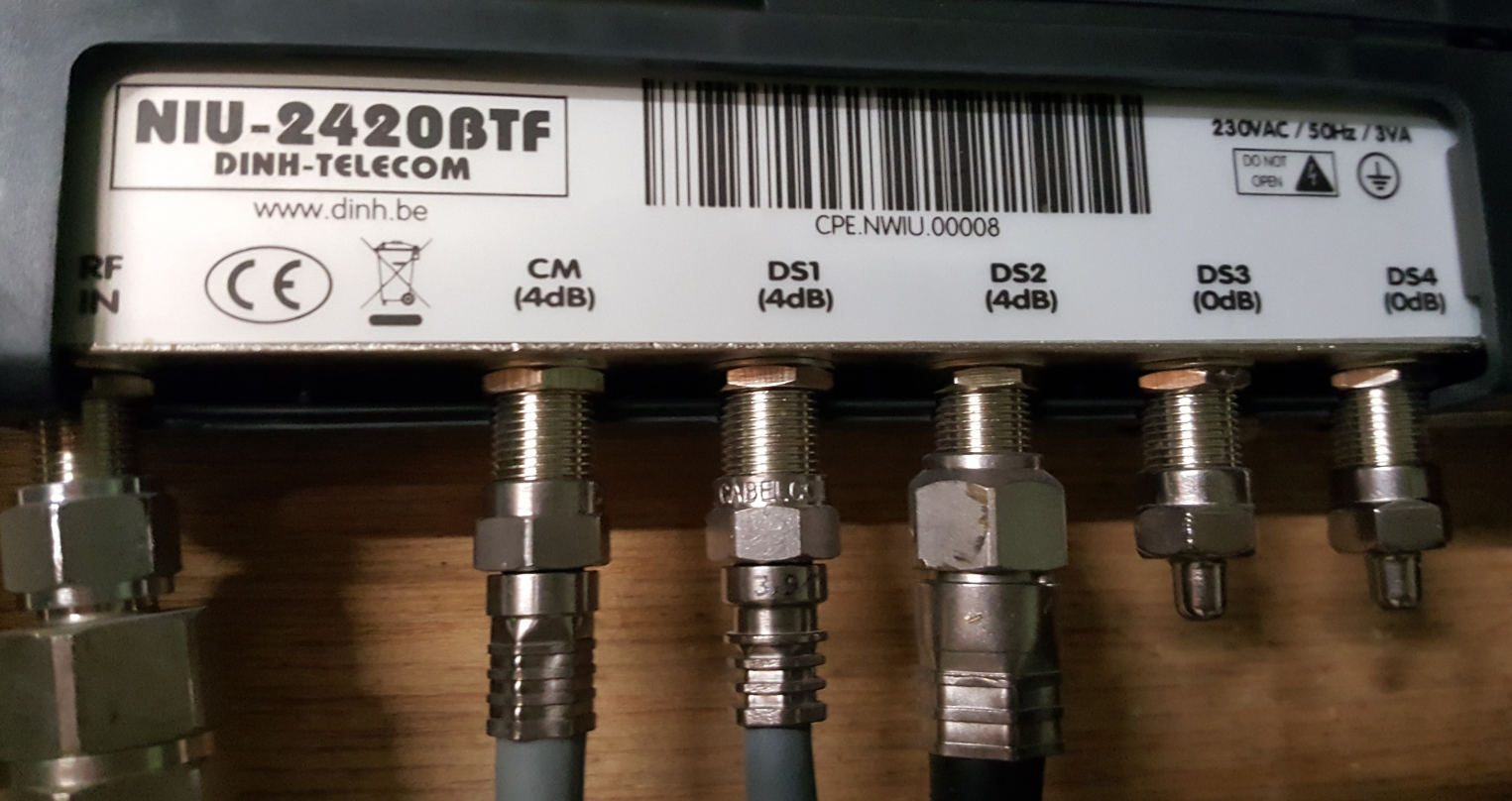 NIU-2420BTF aansluiting: en op 0DB? - Pagina 2 - De